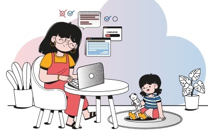 Tips on how to balance work and kids when at home